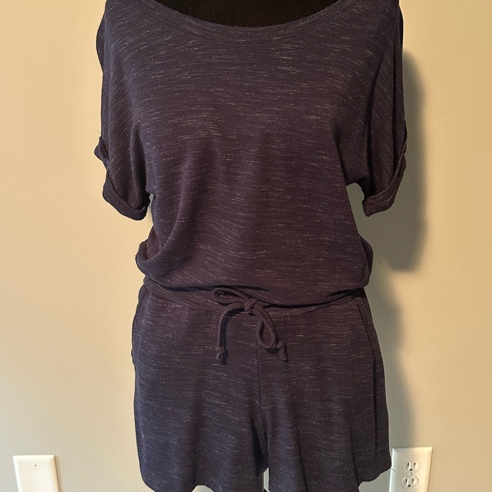 Dalia Deep Blue Knit Top